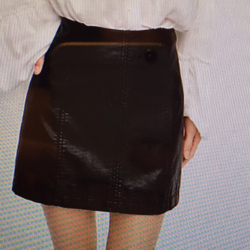 Free people vegan leather skirt